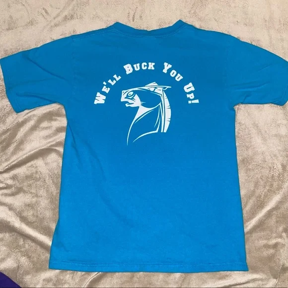 2009 NCA Daytona College Nationals UCO Broncos Cheer We’ll Buck You Up T-Shirt - Picture 2 of 7